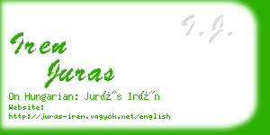 iren juras business card